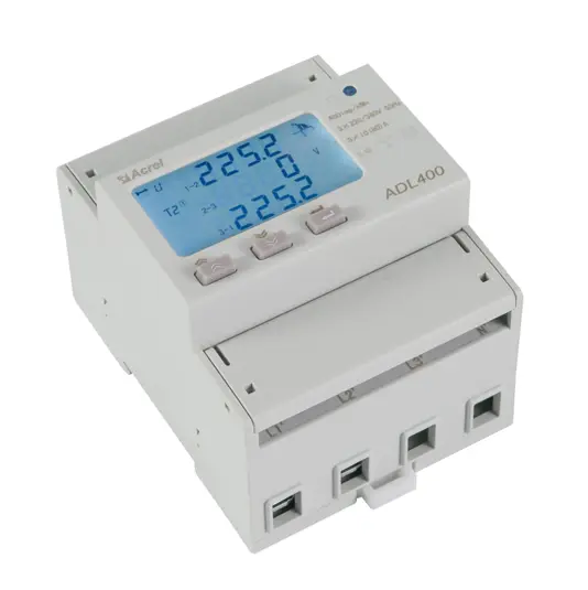 din rail power meter 3 phase