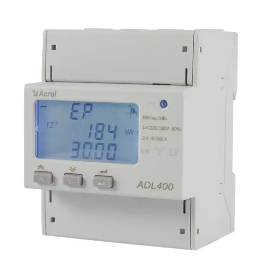 three phase din rail energy meter factory